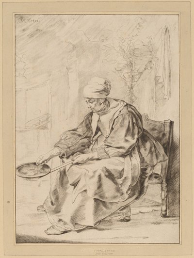 امرأة فطيرة بواسطة Cornelis Ploos van Amstel