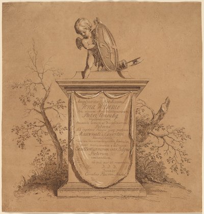 صفحة عنوان الكتاب بواسطة Cornelis Ploos van Amstel