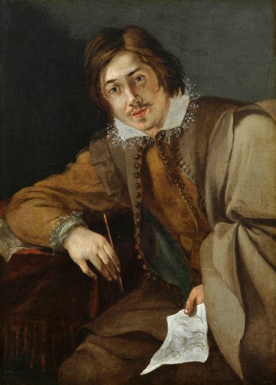 "" Autoportrait "(صورة شخصية) رسم كورنيليس هيرمانز سافتليفن (1607-1681) زيت على النحاس ، مقاس 21.1x15.5 سم Fondation Custodia بواسطة كورنيليس سفتيلفين