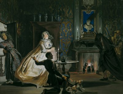 الكابتن Ulrich أو Greed Thwarted: متنكر ، وضع Godefroy وخادمه الكابتن Ulrich في الرحلة ، 1738 بواسطة كورنيليس تروست