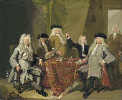 مفتشو كوليجيوم ميديكوم في أمستردام ، 1724 بواسطة كورنيليس تروست