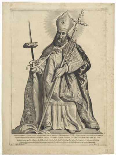 H. Boniface القديسين الهولنديين (عنوان المسلسل) بواسطة كورنيليس فيشر (الثاني)