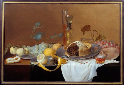 لا تزال الحياة مع لوحة بات من قبل كورنيليس دي هيم (1631-1695) نانت القرن السابع عشر ، متحف الفنون الجميلة بواسطة كورنيليس دي هيم