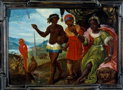 أربعة أجزاء من العالم: أفريقيا. رسم كورنيليس دي بيليور (1607-1671) ، المدرسة الفلمنكية بواسطة كورنيليس دي آي بيليور