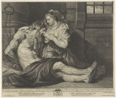 Cimon in Pero (Roman Caritas) بواسطة كورنيليس فان كوكركن