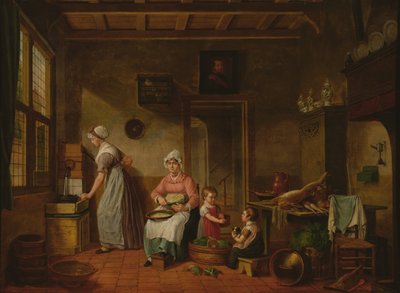 مطبخ داخلي ، 1820 بواسطة Cornelis van Cuylenburg