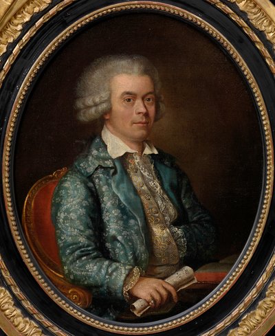 صورة للمؤلف أندريه إرنست موديست جريتري 1741-1813 ، ج. 1786-88. بواسطة كورنيليس فان كويلنبرغ