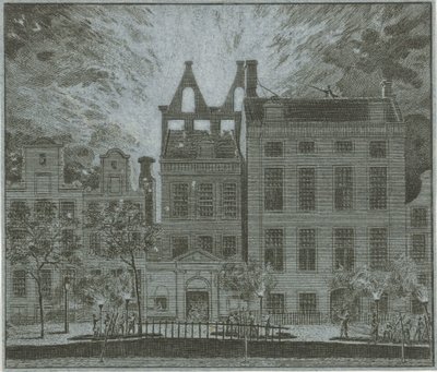 حريق شوبورغ أمستردام 1772 بواسطة كورنيليس فان نورد
