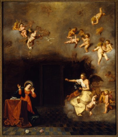 البشارة لمريم بواسطة كورنيليس فان بولنبرج