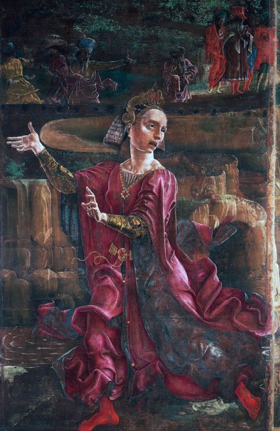 الأميرة ، تفاصيل من القديس جورج والأميرة (أو القديس جورج والتنين) بواسطة Cosimo Tura