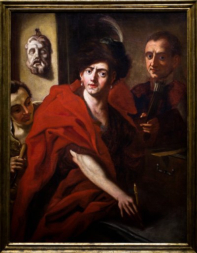 صورة ذاتية مع إخوته بواسطة كوزماس داميان آسام