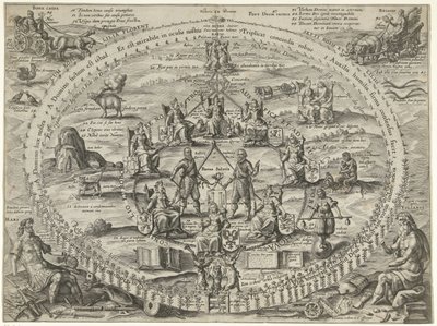 رمزية التضامن داخل الجمهورية أثناء الهدنة ، 1609 Victoriae Premium (العنوان على الكائن) بواسطة كريسبين فان دي باس (الأول)