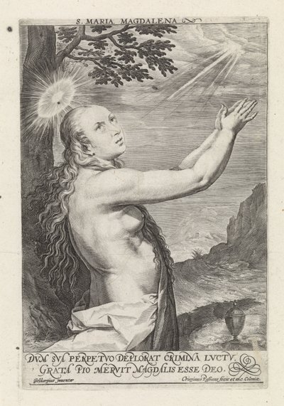 بقلم boetvaardige Maria Magdalena بواسطة كريسبين فان دي باس (الأول)