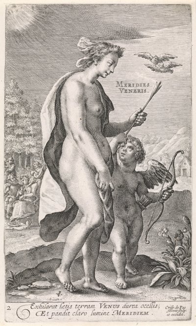 بعد الظهر Meridies Veneris (العنوان على الكائن) The Four Times of the Day (عنوان المسلسل) بواسطة كريسبين فان دي باس (الأول)
