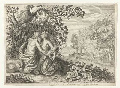 Harmonia in Cadmus Metamorphosen van Ovidius (عنوان السلسلة) بواسطة Crispijn van de Passe (I) (منسوب إلى)