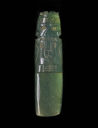 Ax-God Celt، 500-1000 AD (اليشم) بواسطة ثقافة Guanacaste Nicoya