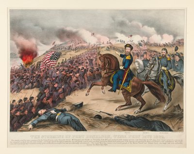 اقتحام حصن دونلسون ، تينيسي. 15 فبراير 1862 بواسطة كوريير وآيفز