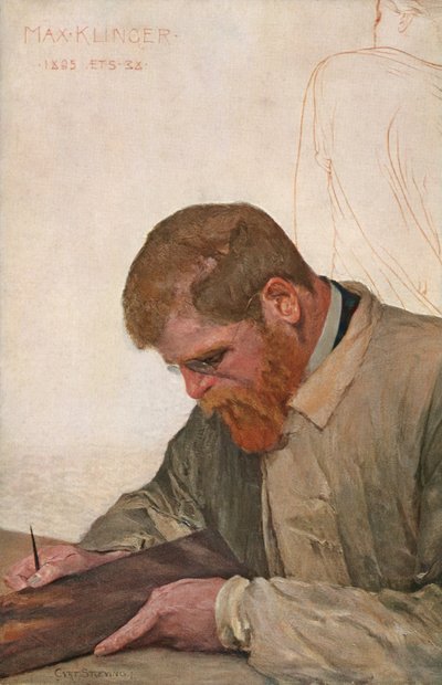 ماكس كلينغر، حوالي عام 1900 (لوحة) بواسطة كيرت ستوفينج