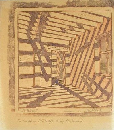 الجثة ، حوالي 1929 (لينوكوت) بواسطة سيريل إدوارد باور