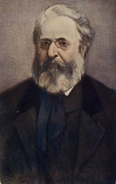 جان نيرودا (1834-1891) ، صحفي وشاعر تشيكي بواسطة المدرسة التشيكية