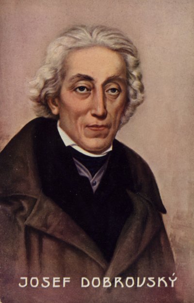 جوزيف دوبروفسكي (1753-1829) ، عالم اللغة والمؤرخ التشيكي بواسطة المدرسة التشيكية