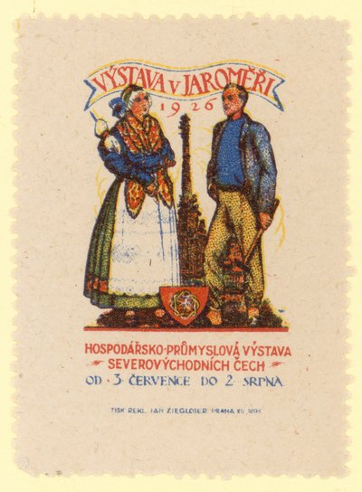 معرض شمال شرق بوهيميا الاقتصادي والصناعي ، جارومر ، تشيكوسلوفاكيا ، 1926 بواسطة المدرسة التشيكية
