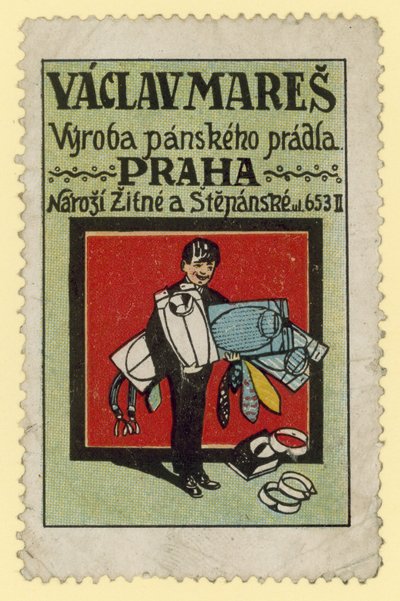 فاتسلاف ماريس ، مصنعي الملابس الرجالية ، براغ بواسطة المدرسة التشيكية
