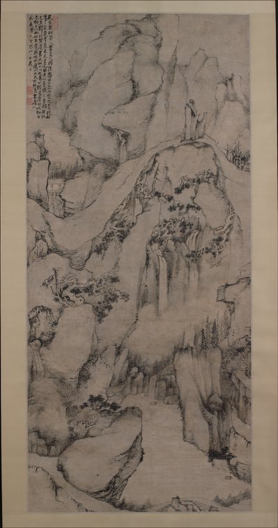 أشجار الصنوبر الغريبة لجبل تيانتاى 1687. بواسطة داي Benxiao