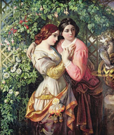 روزاليند وسيليا حوالي 1845 (زيت على قماش) بواسطة دانيال ماكليز