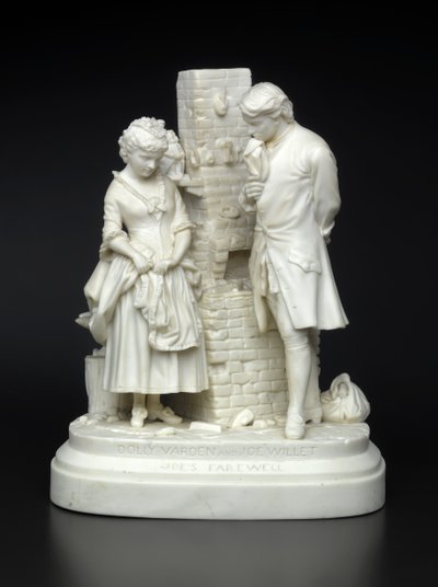 Joes Farewell ، تصميم 1872-1873 (بورسلين غير مزجج) بواسطة Daniel Chester French