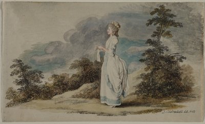 سوزان ابنة الفنانين في سن الواحد والعشرين ، 1782. بواسطة دانيال نيكولاوس شودويكي