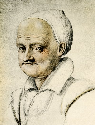 صورة لامرأة مسنة بواسطة Daniel Dumonstier or Dumoustier