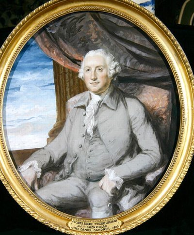 جيمس باكنال (1747-1806) 3rd Viscount Grimston (زيت على قماش) (للزوج انظر 242130) بواسطة دانيال جاردنر