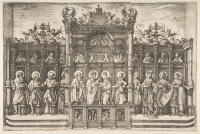 كبير Choirstall مع السيد المسيح نعمة العذراء ، كاليفورنيا. 1518-20. بواسطة دانيال هوبفر