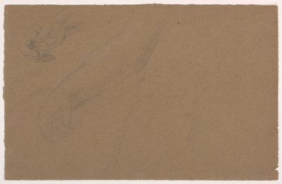 رسم، دراسات اليد اليمنى، 1850-60 بواسطة دانييل هنتنغتون