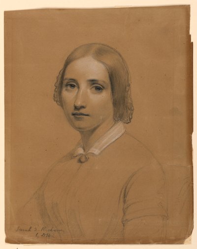 رسم، سارة إ. ريتشاردز، الأخت، 1841 بواسطة دانييل هنتنغتون