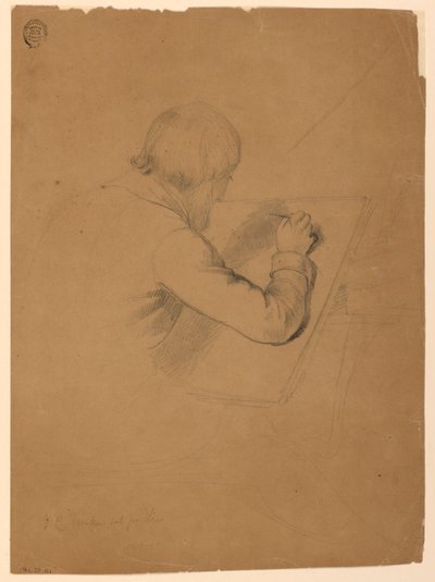 رسم، دراسة لـ "مناولة المرضى"، 1844-1845 بواسطة دانييل هنتنغتون