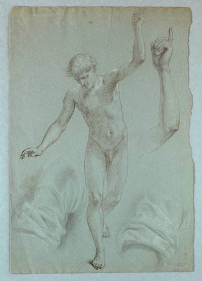 رسم، دراسة عن "حلم الرحمة"، 1857-1858 بواسطة دانييل هنتنغتون