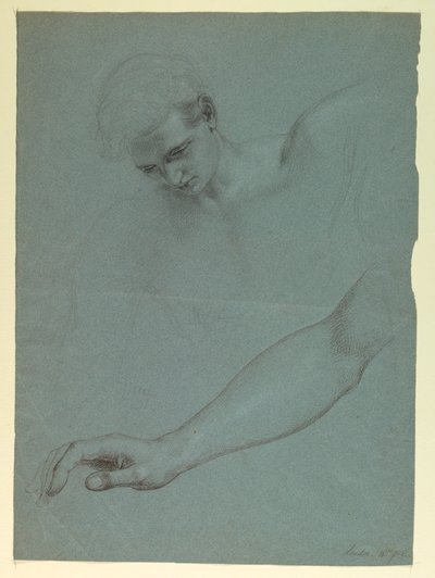 رسم، دراسة عن "حلم الرحمة"، 1857-1858 بواسطة دانييل هنتنغتون