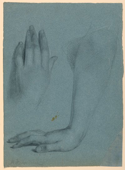 رسم، دراسة لـ "حلم الرحمة"، 1857 بواسطة دانييل هنتنغتون
