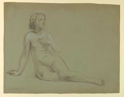 رسم، دراسة لـ "حلم الرحمة"، 1857 بواسطة دانييل هنتنغتون