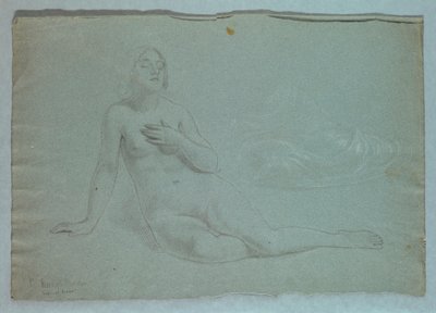 رسم، دراسة لـ "حلم الرحمة"، 1857 بواسطة دانييل هنتنغتون