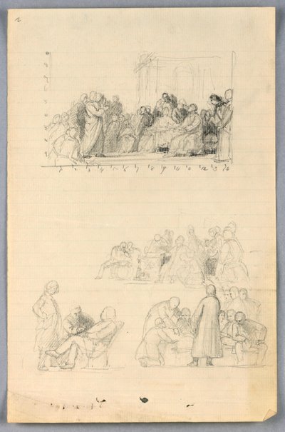 رسم، دراسة ل "المجموعة العلمية"، 1858 بواسطة دانييل هنتنغتون
