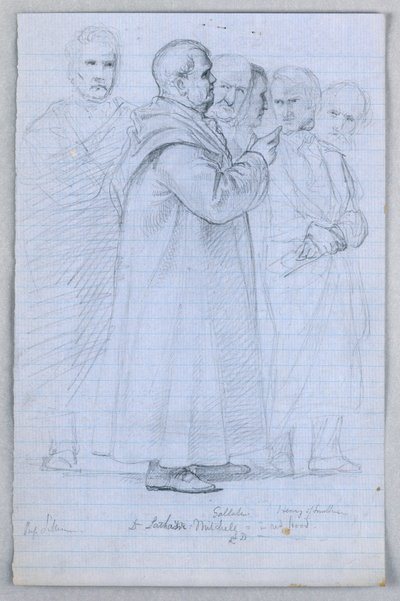 رسم، دراسة ل "المجموعة العلمية"، 1858 بواسطة دانييل هنتنغتون
