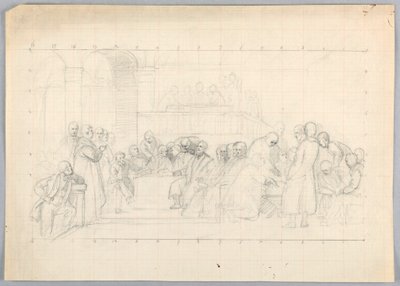 رسم، دراسة ل "المجموعة العلمية"، 1858 بواسطة دانييل هنتنغتون