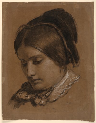 رسم، زوجة الفنان صوفي، 1853 بواسطة دانييل هنتنغتون