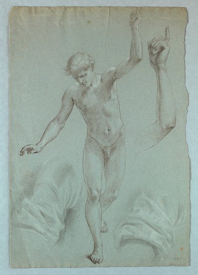 Nude Angel و Angel's Arm و Drapery Studies ، دراسة عن "حلم الرحمة" بواسطة دانييل هنتنغتون