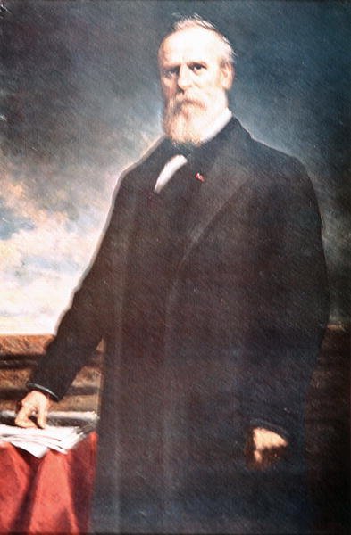 رذرفورد ب.هايز (1822-93) (زيت على قماش) بواسطة دانييل هنتنغتون