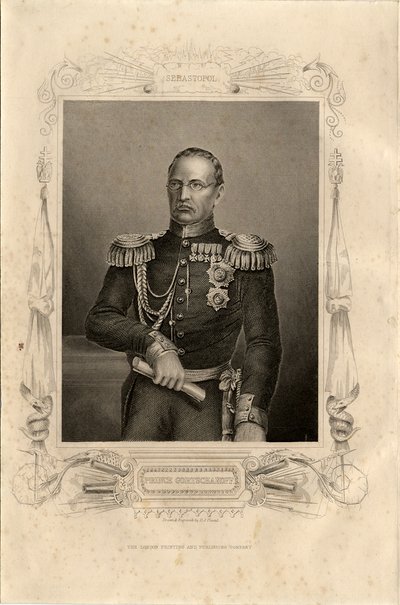 صورة للأمير ميخائيل دميتريفيتش جورتشاكوف 1795-1861 ، 1856 بواسطة دانيال جون باوند