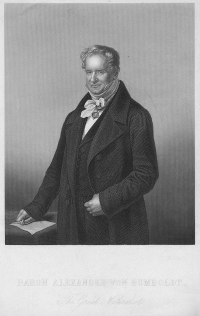 البارون ألكسندر فون هومبولت ، عالم الطبيعة العظيم ، 1850s. بواسطة دانيال جون باوند